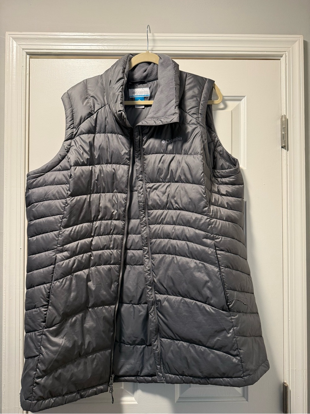 Columbia Gray Quilted Packable Women's Vest